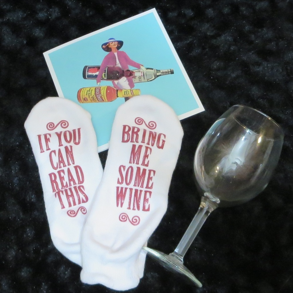 Brand New!!! Hilarious Wine Socks!!!